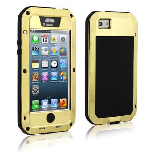 iPhone 5 5S Shockproof Aluminum Water Resistant Metal Cover Case